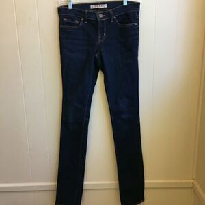 J BRAND THE PENCIL LEG DARK WASH JEANS. SIZE 25.